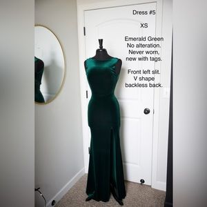 Emerald green dress - size XS/2